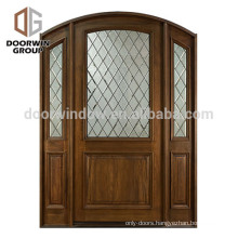 European Country Style Wholesale Swing Interior Door with side lite and transom